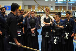 Uitleg Nabeyama sensei op zomer seminar 2013