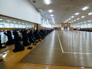 Training op Tsukuba university, ter voorbereiding op het WK in Japan, 2015